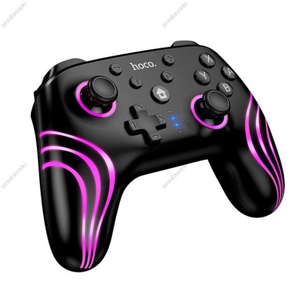 Бездротовий ігровий контролер HOCO GA2 Unicorn multi-function wireless game controller black (гарантія 12 місяців) 13665 фото